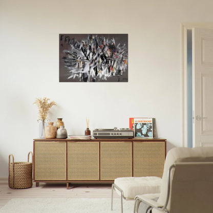 Figure II - 2002 - Robert Goodnough Brushed Aluminum Print - 70x100 cm / 28x40 inches | Robert Goodnough Aluminum Print | Robert Goodnough Prints