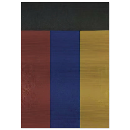Elements V - 1984 - Brice Marden Brushed Aluminum Print - 70x100 cm / 28x40 inches | Brice Marden Aluminum Print | Brice Marden Prints