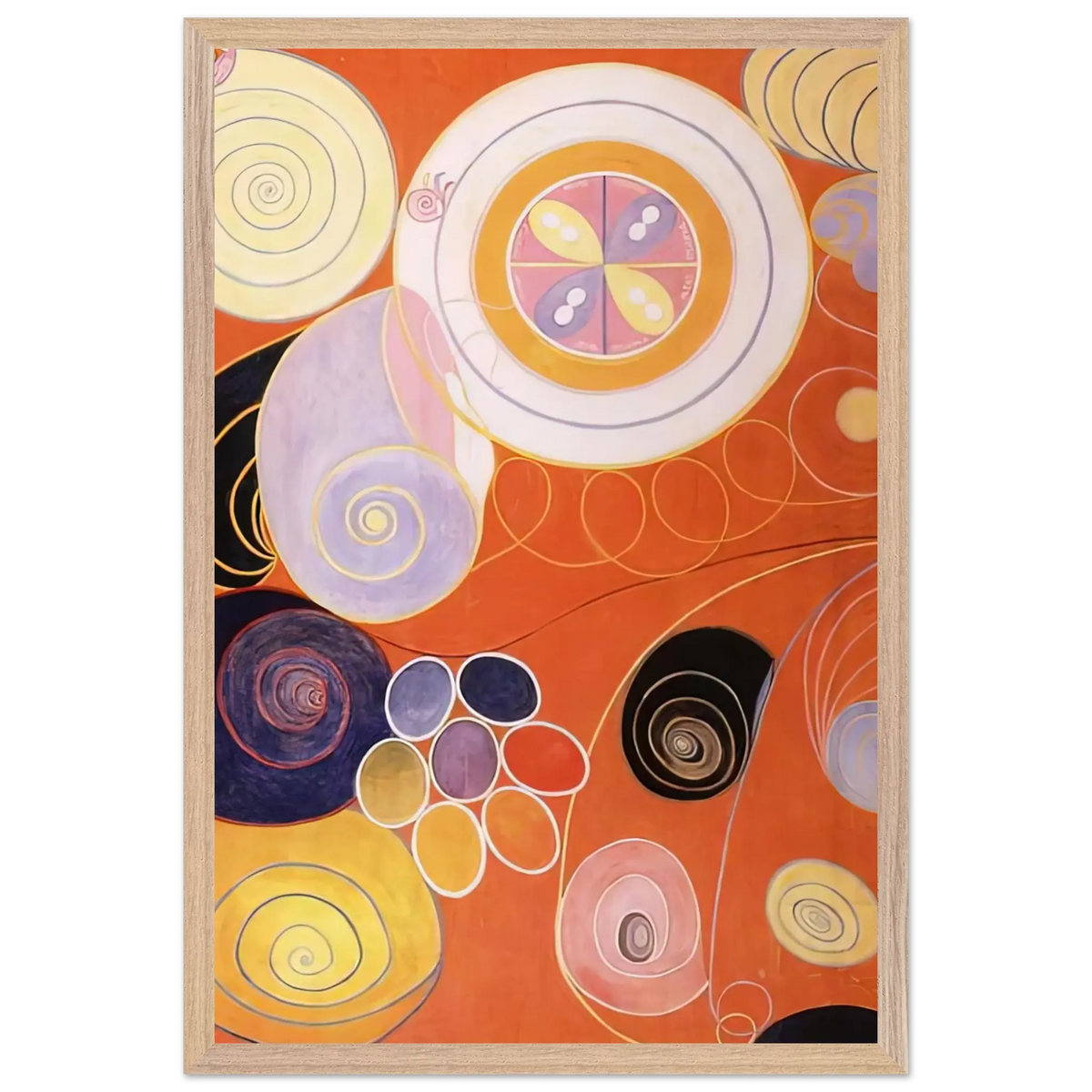 Hilma af Klint - THEY TENS MAINSTAY IV 1907 Wall art - 40x50 cm / 16x20 inches - Fine Art Poster - -