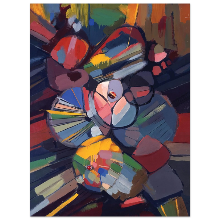 Gebre Kristos Desta - Crystalline - 1975  75x100 cm / 30x40inches Fine Art Poster