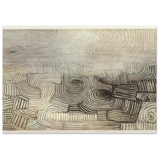 The Snowstorm - 1950 - Victor Pasmore Brushed Aluminum Print - 70x100 cm / 28x40 inches | Victor Pasmore Aluminum Print | Victor Pasmore Prints