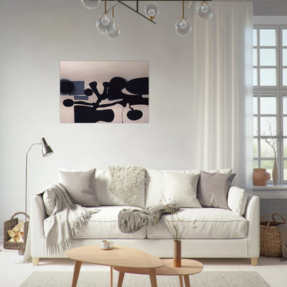 HARMONY OF OPPOSITES 1986 - Victor Pasmore Brushed Aluminum Print - 70x100 cm / 28x40 inches | Victor Pasmore Aluminum Print | Victor Pasmore Prints