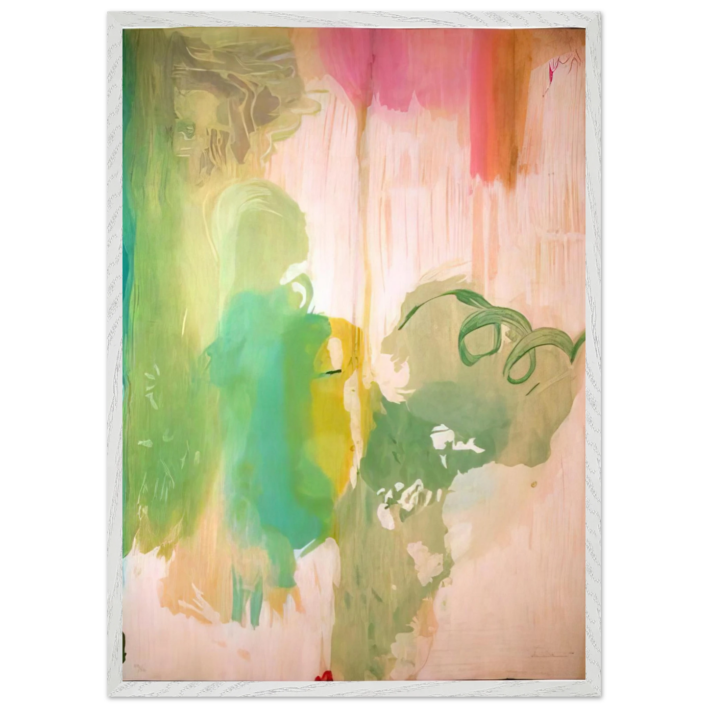 Helen Frankenthaler - Snow Pines - 2004 Wall art - 60x80 cm / 24x32 inches - Premium Wooden Framed Poster With Fine Art Paper-canvas - Wood frame