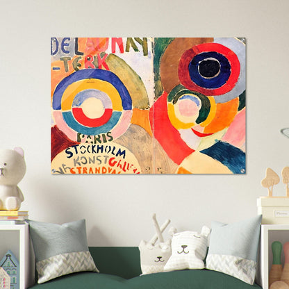 MODERNISM - Sonia Delaunay Acrylic Print - 70x100 cm / 28x40″ inches