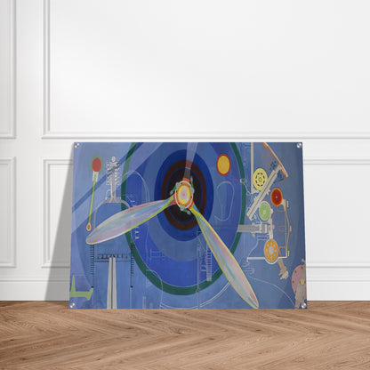 HELICE DECORATION POUR LE PALAIS DE L AIR EXPOSITION INTERNATIONALE DES ARTS ET DES TECHNIQUES DANS 1937 - Sonia Delaunay Acrylic Print - 70x100 cm / 28x40″ inches
