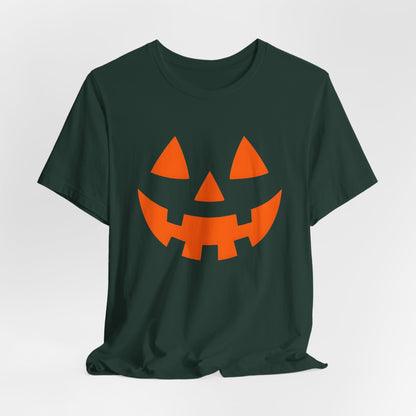 T-Shirt Vintage Visage de Citrouille Jack o'Lantern