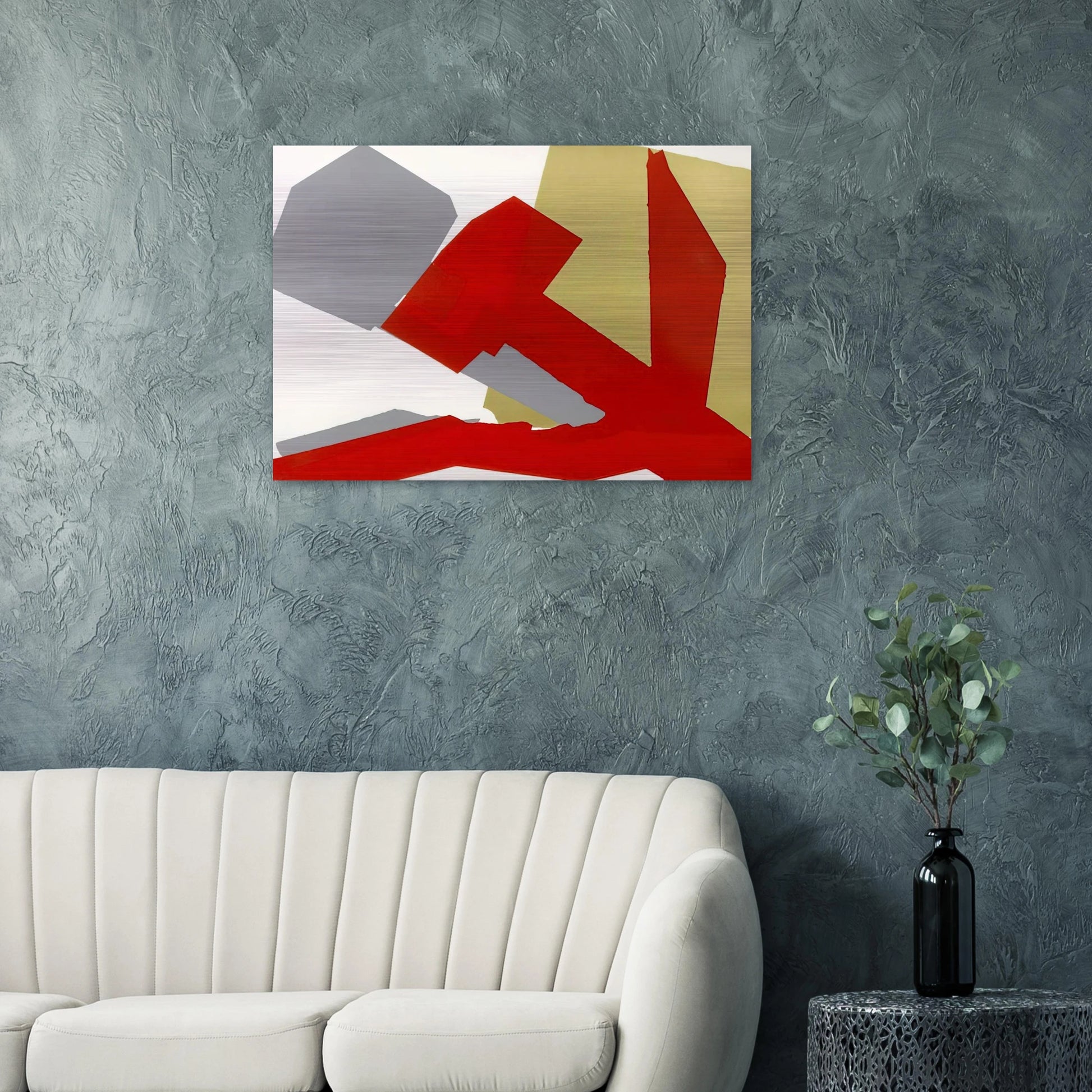 Hammer and Sickle  Special Edition  - Andy Warhol Brushed Aluminum Print - 70x100 cm / 28x40 inches | Andy Warhol Aluminum Print | Andy Warhol Prints