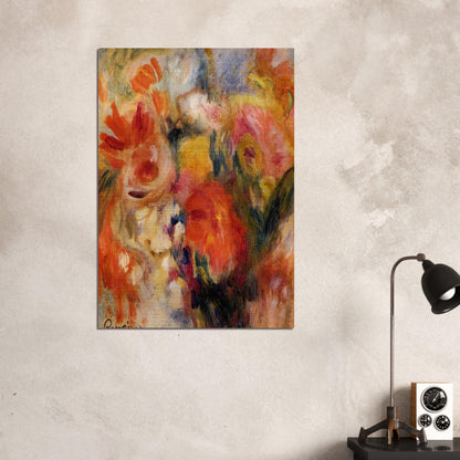 Flower Study - Pierre-Auguste Renoir Brushed Aluminum Print - 70x100 cm / 28x40 inches | Pierre-Auguste Renoir Aluminum Print | Pierre-Auguste Renoir Prints