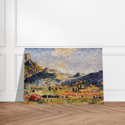 Les Petits, Montagnes Mauresques - Henri-Edmond Cross Brushed Aluminum Print - 70x100 cm / 28x40 inches | Henri-Edmond Cross Aluminum Print | Henri-Edmond Cross Prints