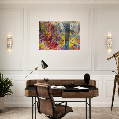 Pretty Boxes - Sam Gilliam Brushed Aluminum Print - 70x100 cm / 28x40 inches | Sam Gilliam Aluminum Print | Sam Gilliam Prints