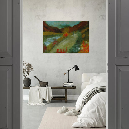 LANDSCAPE 2 - Salvador Dali Brushed Aluminum Print - 70x100 cm / 28x40 inches | Salvador Dali Aluminum Print | Salvador Dali Prints