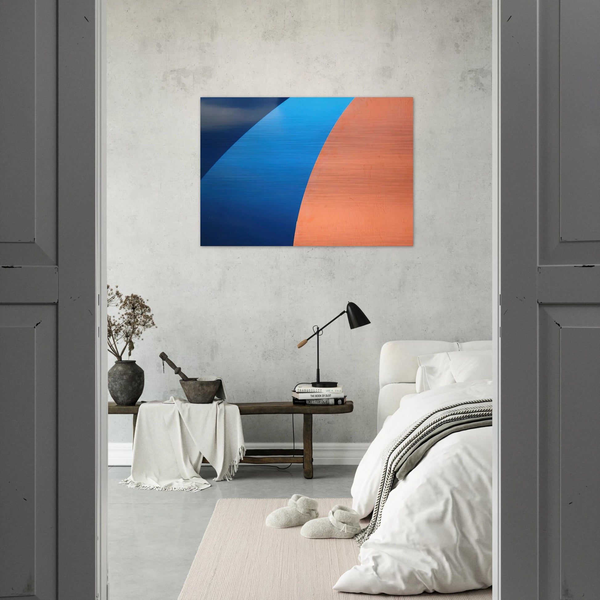 Numbers 1-9  1  - Robert Indiana Brushed Aluminum Print - 70x100 cm / 28x40 inches | Robert Indiana Aluminum Print | Robert Indiana Prints