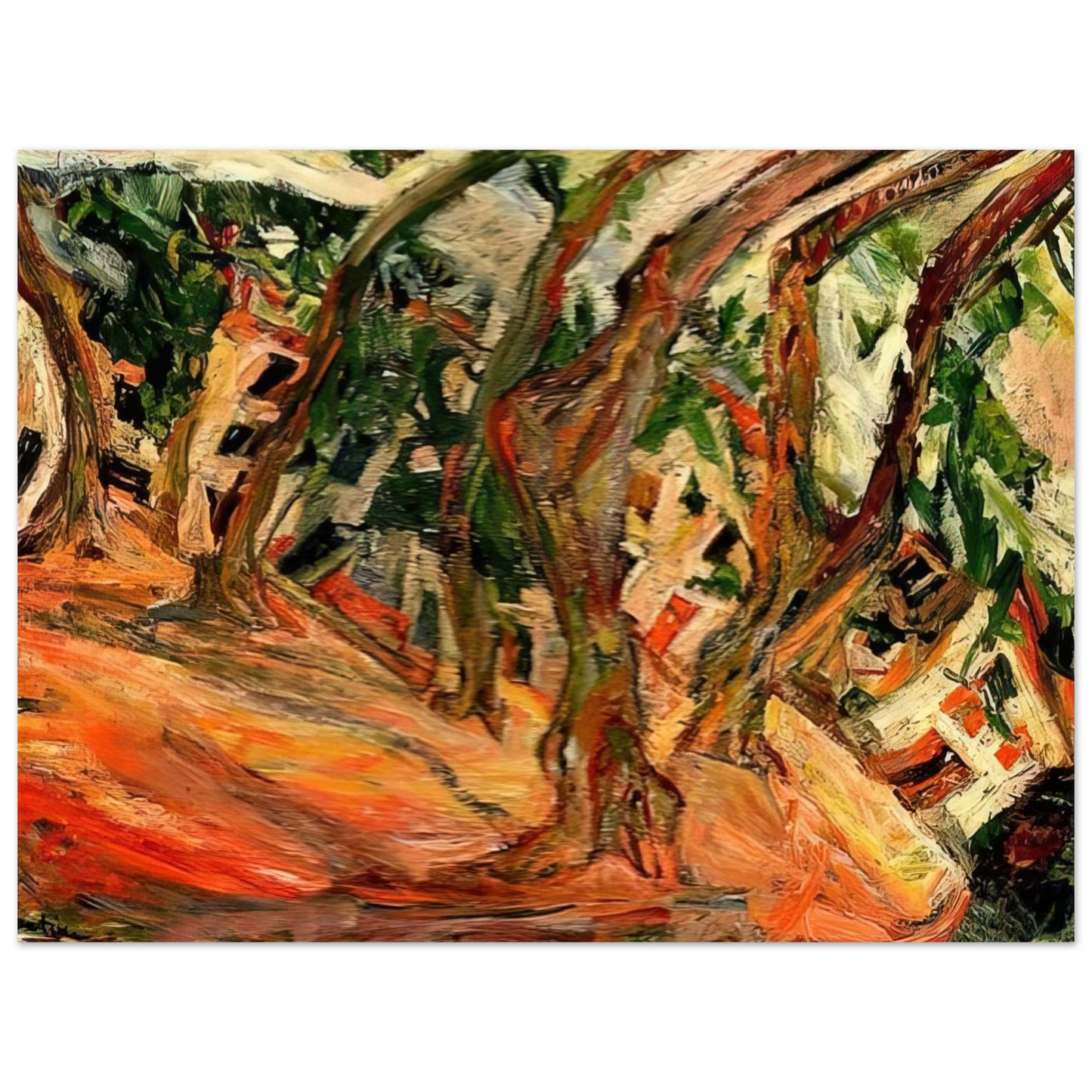 Chaim Soutine - PLANE TREES AT CERET 1920  75x100 cm / 30x40inches Fine Art Poster
