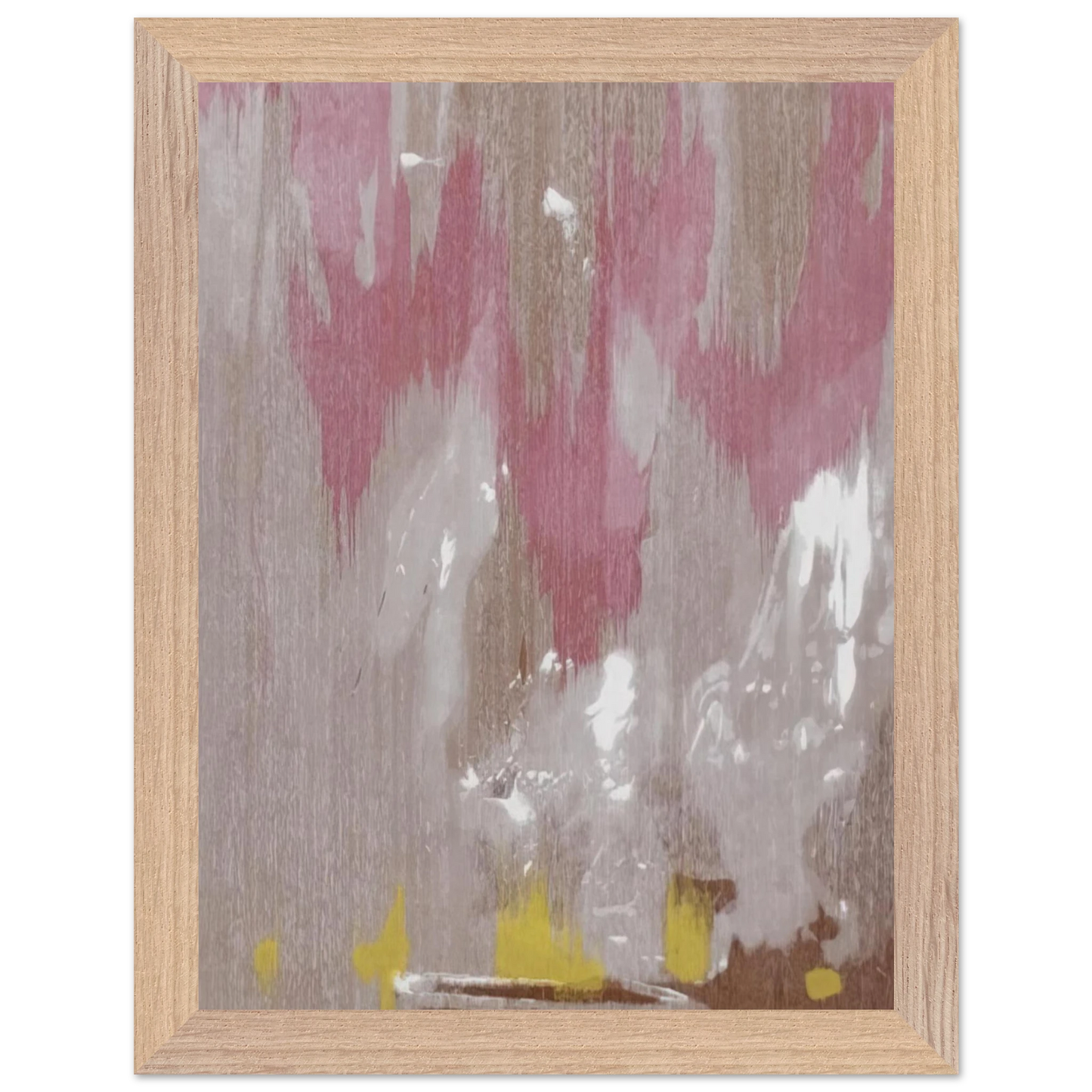 Helen Frankenthaler - Tales of Genji IV - 1998 Wall art - 70x100 cm / 28x40 inches - Premium Wooden Framed Poster With Fine Art Paper-canvas - White frame