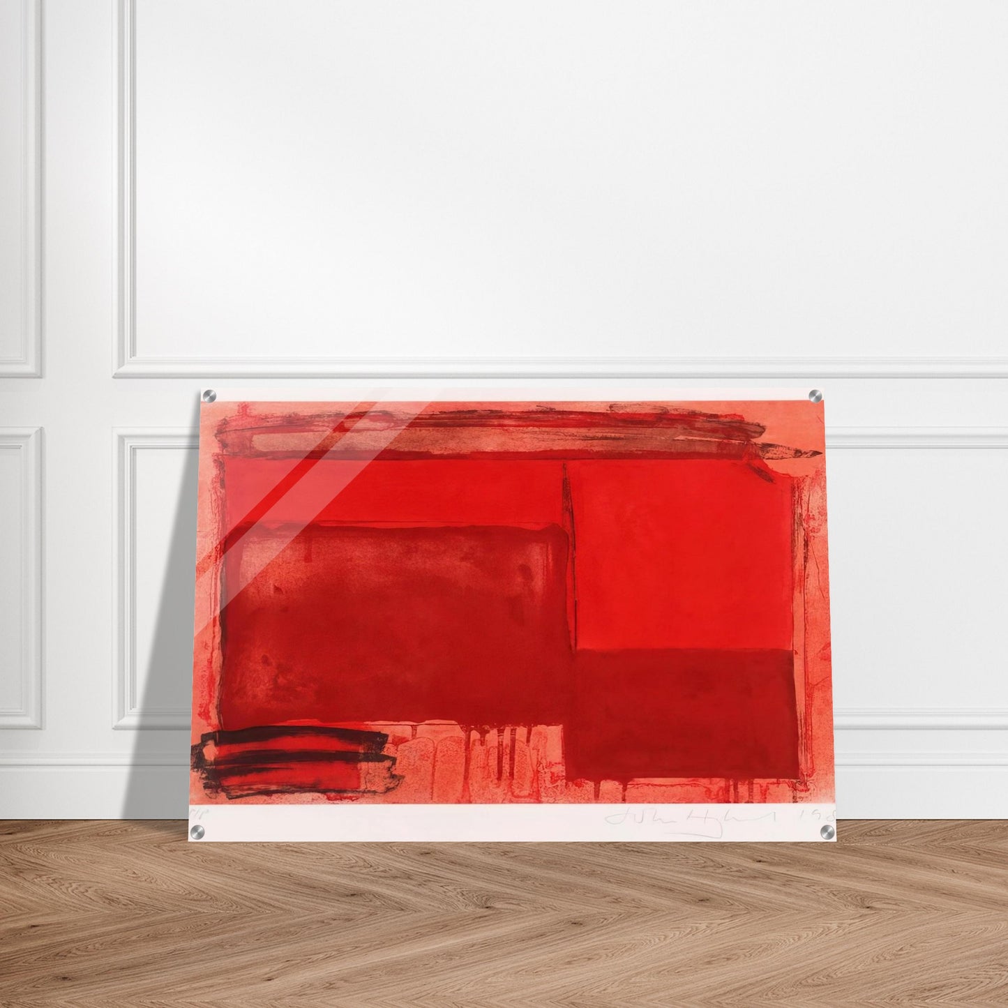 Tembi - 1980 - John Hoyland Acrylic Print - 70x100 cm / 28x40″ inches | John Hoyland Wall Art | John Hoyland Prints