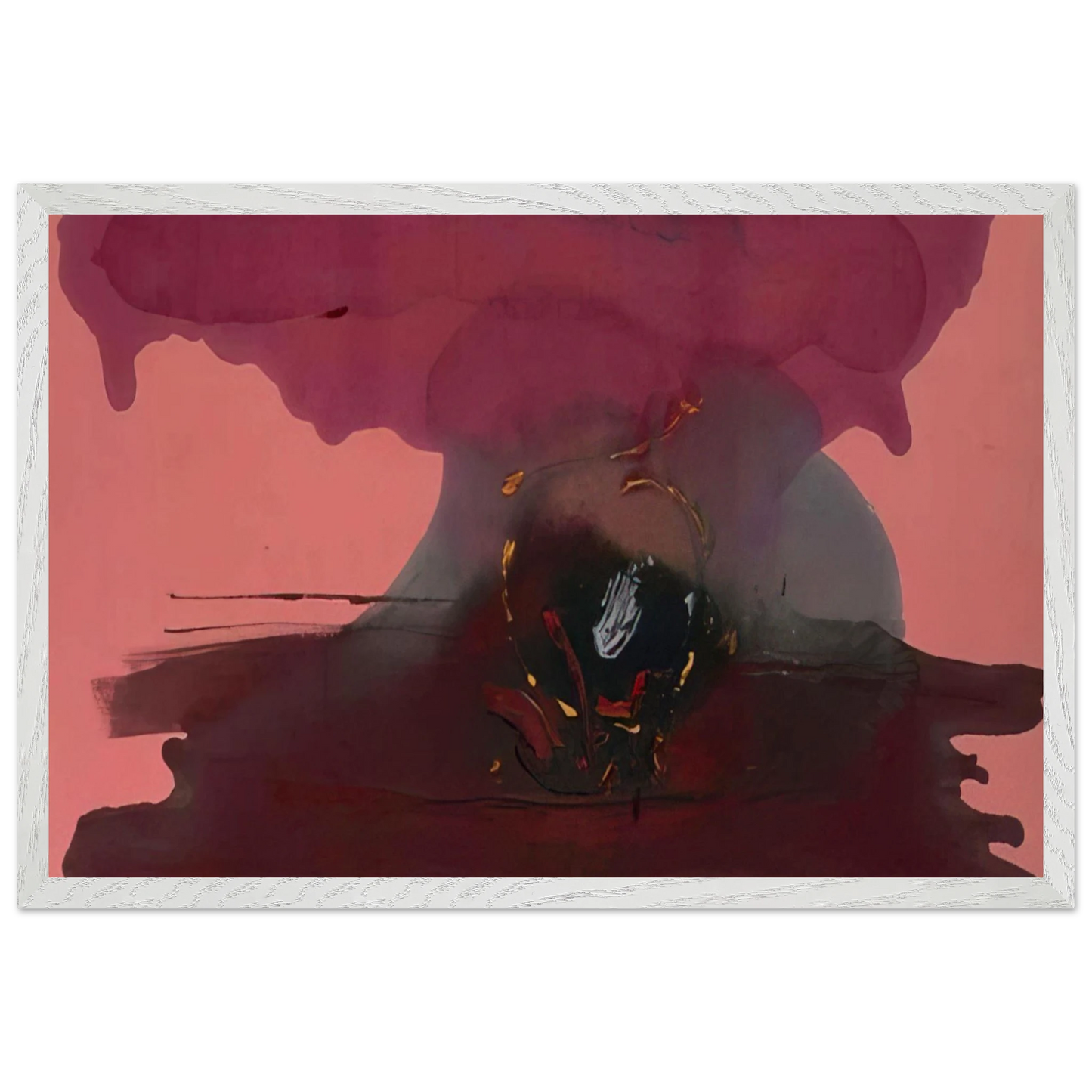 Helen Frankenthaler - Harbinger - 1986 Wall art - 75x100 cm / 30x40 inches - Fine Art Poster-canvas - -