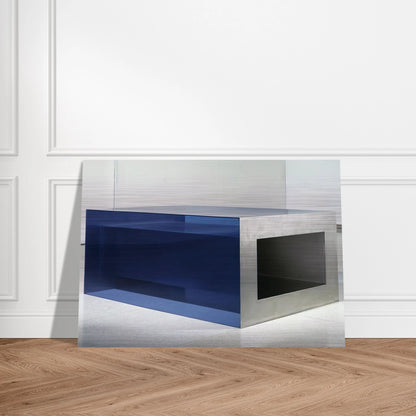 Untitled - 1968 - Donald Judd Brushed Aluminum Print - 70x100 cm / 28x40 inches | Donald Judd Aluminum Print | Donald Judd Prints