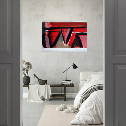 Braises - 1980 - Bram van Velde Brushed Aluminum Print - 70x100 cm / 28x40 inches | Bram van Velde Aluminum Print | Bram van Velde Prints