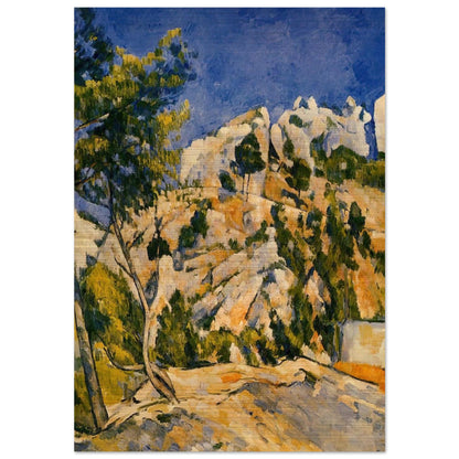 Bottom of the Ravine - Paul Cézanne Brushed Aluminum Print - 70x100 cm / 28x40 inches | Paul Cézanne Aluminum Print | Paul Cézanne Prints