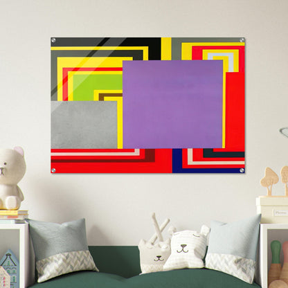 Cartoon Network - 1997 - Peter Halley Acrylic Print - 70x100 cm / 28x40″ inches