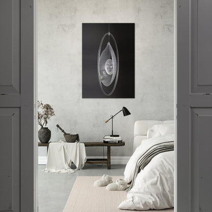 Deformación de la gota circunvalada - 1965 - Gyula Kosice Brushed Aluminum Print - 70x100 cm / 28x40 inches | Gyula Kosice Aluminum Print | Gyula Kosice Prints