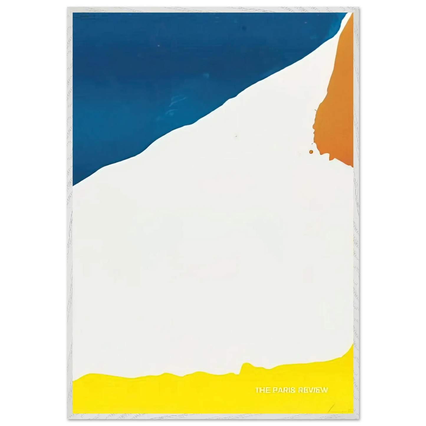Helen Frankenthaler - Paris Review - 1966 Wall art - A2 (42 x 59.4  cm) - Premium Wooden Framed Poster With Fine Art Paper - Wood frame