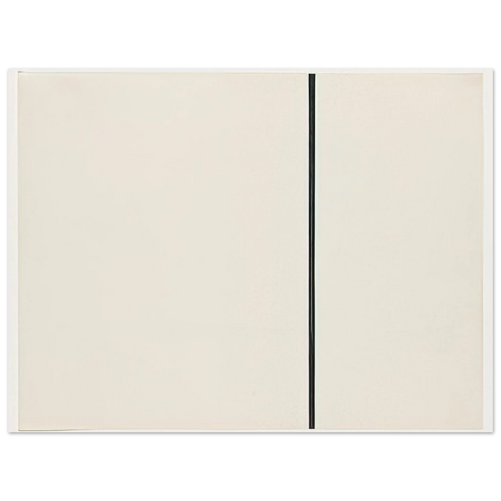 Ellsworth Kelly - Vertical Line from the series Line Form Color  75x100 cm / 30x40inches Fine Art Poster