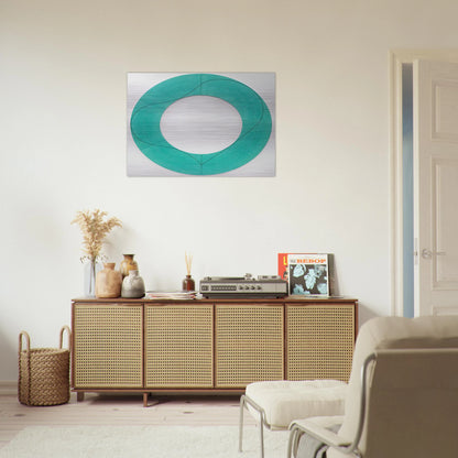 RING IMAGE C 2008 - Robert Mangold Brushed Aluminum Print - 70x100 cm / 28x40 inches | Robert Mangold Aluminum Print | Robert Mangold Prints