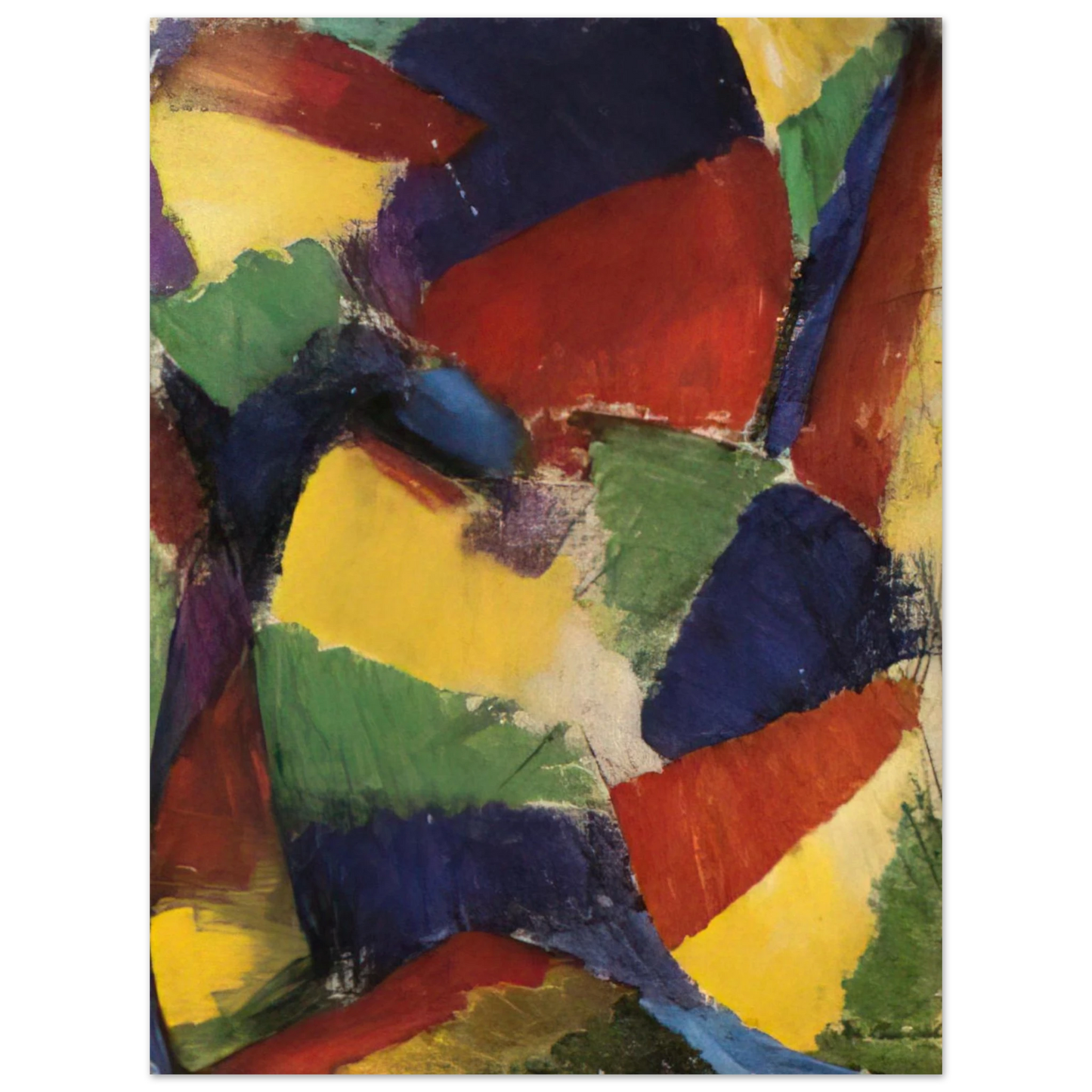 Morgan Russell - Synchromy to Light - Synchromism  75x100 cm / 30x40inches Fine Art Poster