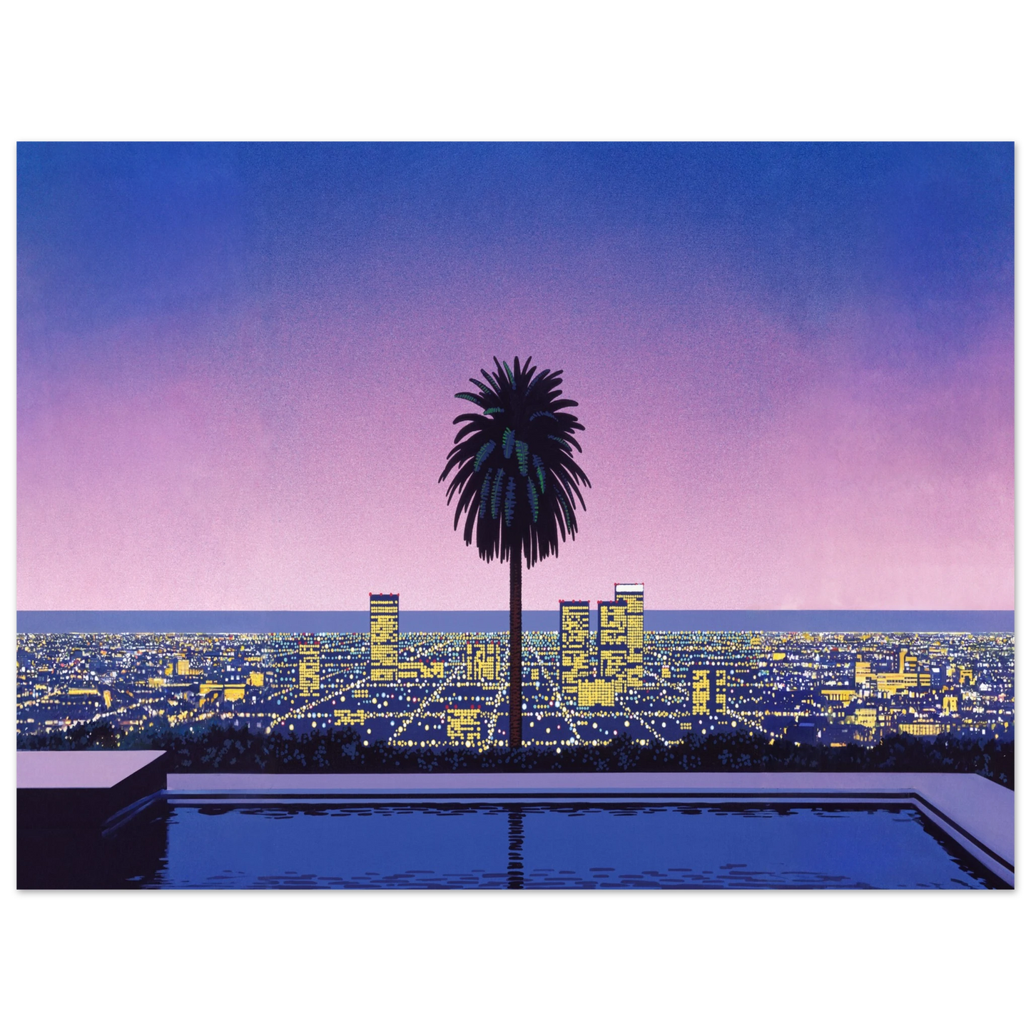 Hiroshi Nagai - Pacific Breeze 2 Wall Art - 21x29.7 cm / 8x12" - Fine Art Poster - -