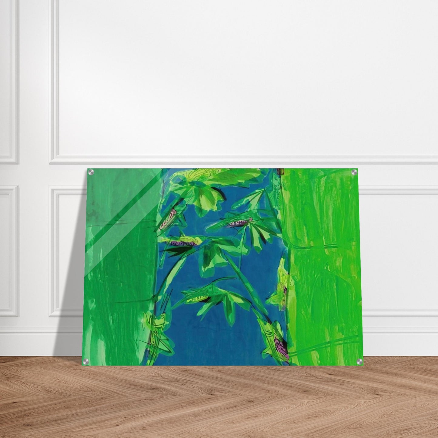 Early Summer - 1980 - Walasse Ting Acrylic Print - 70x100 cm / 28x40″ inches