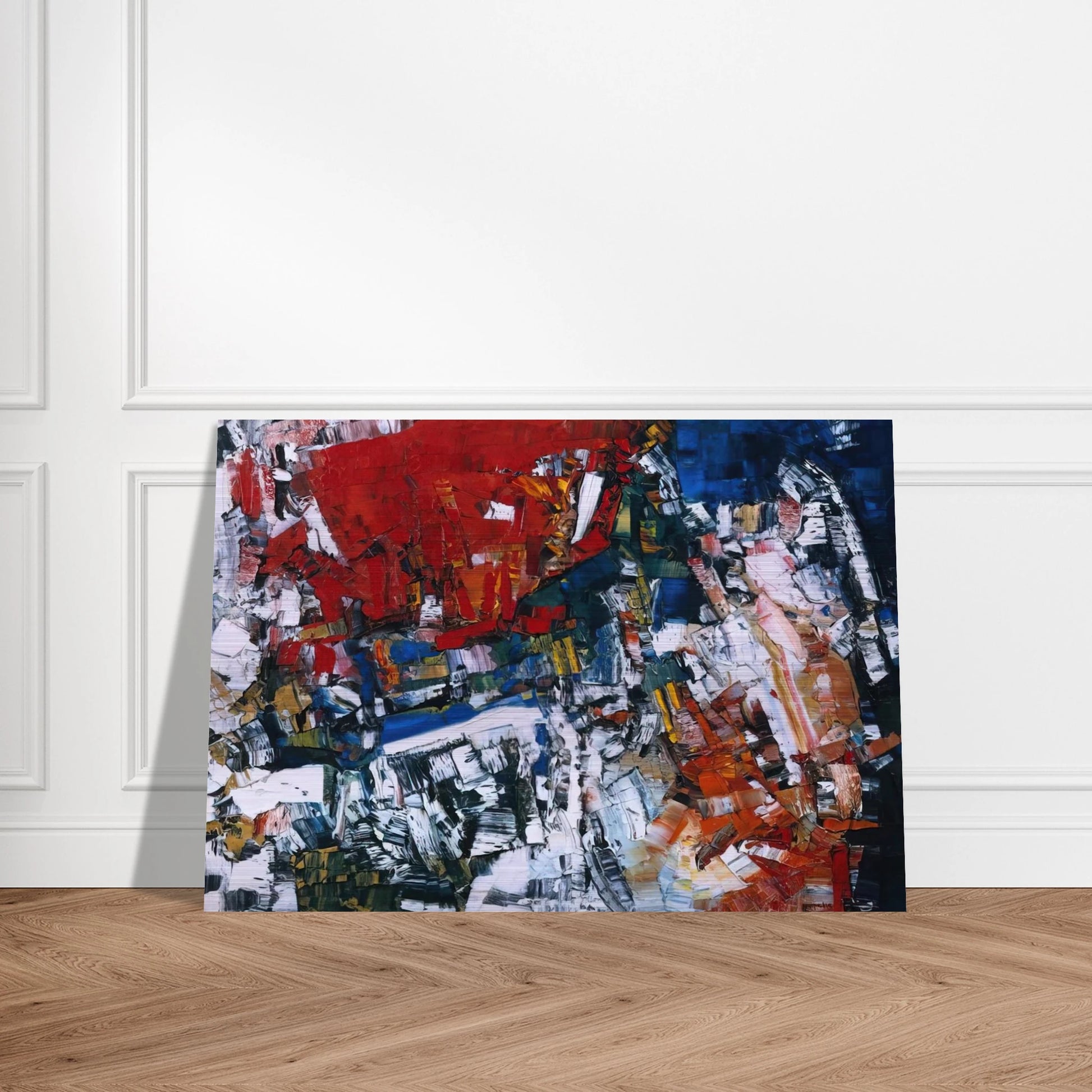 Perspectives - Jean-Paul Riopelle Brushed Aluminum Print - 70x100 cm / 28x40 inches | Jean-Paul Riopelle Aluminum Print | Jean-Paul Riopelle Prints