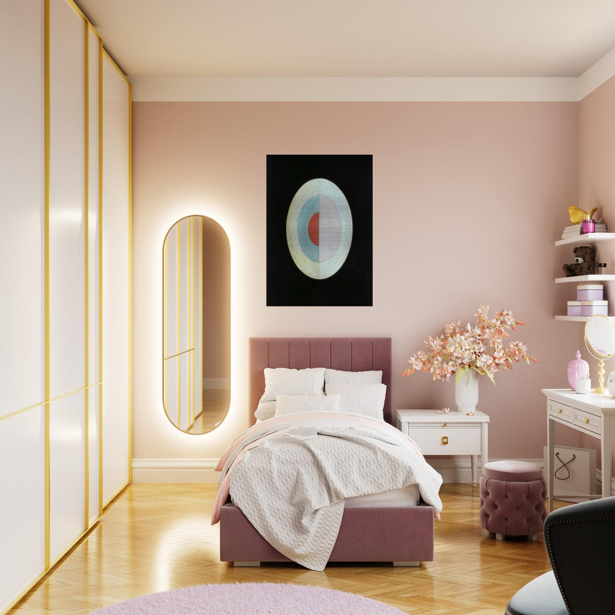 THE SWAN NO 16 1915 - Hilma af Klint Brushed Aluminum Print - 70x100 cm / 28x40 inches | Hilma af Klint Aluminum Print | Hilma af Klint Prints