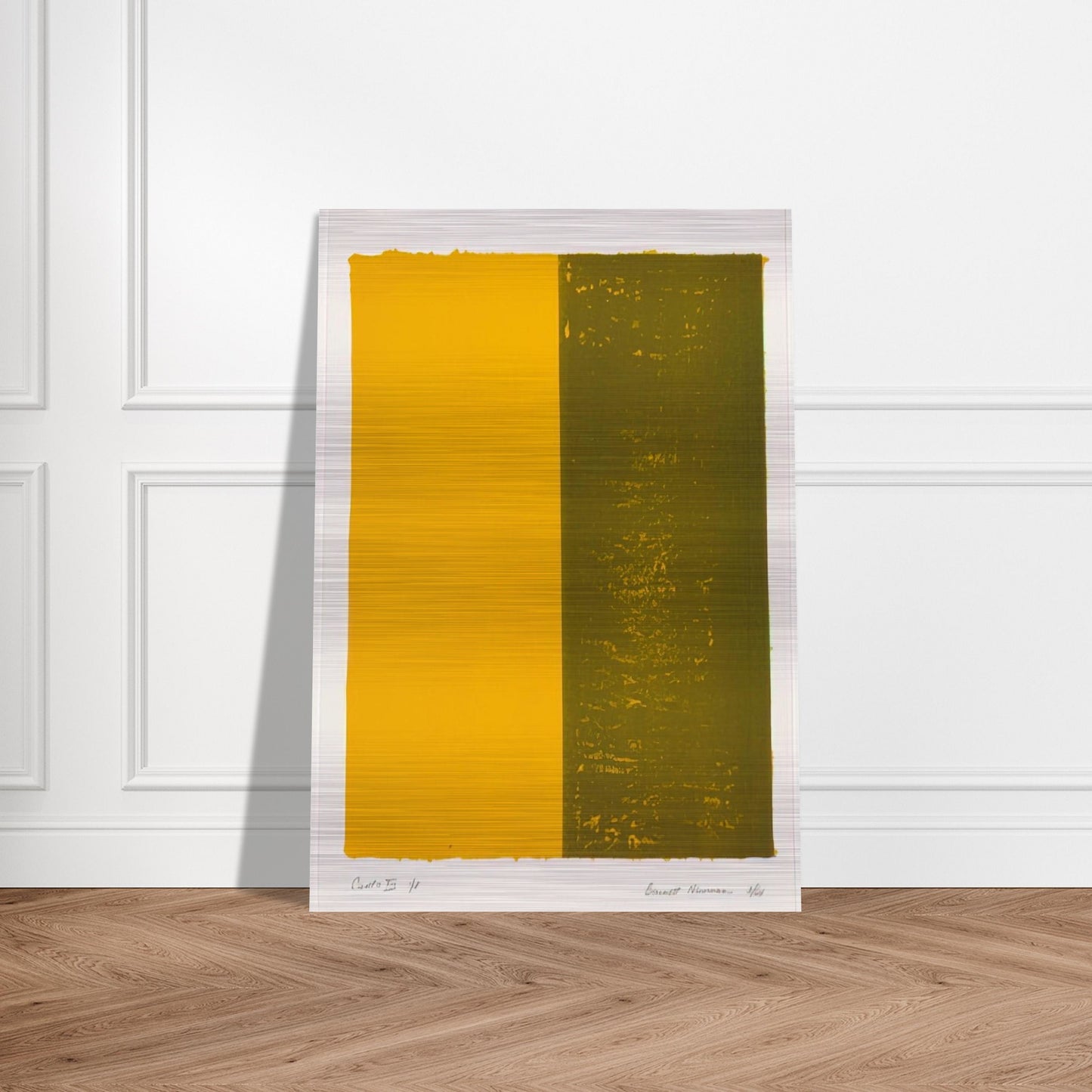 Canto XIII - Barnett Newman Brushed Aluminum Print - 70x100 cm / 28x40 inches | Barnett Newman Aluminum Print | Barnett Newman Prints