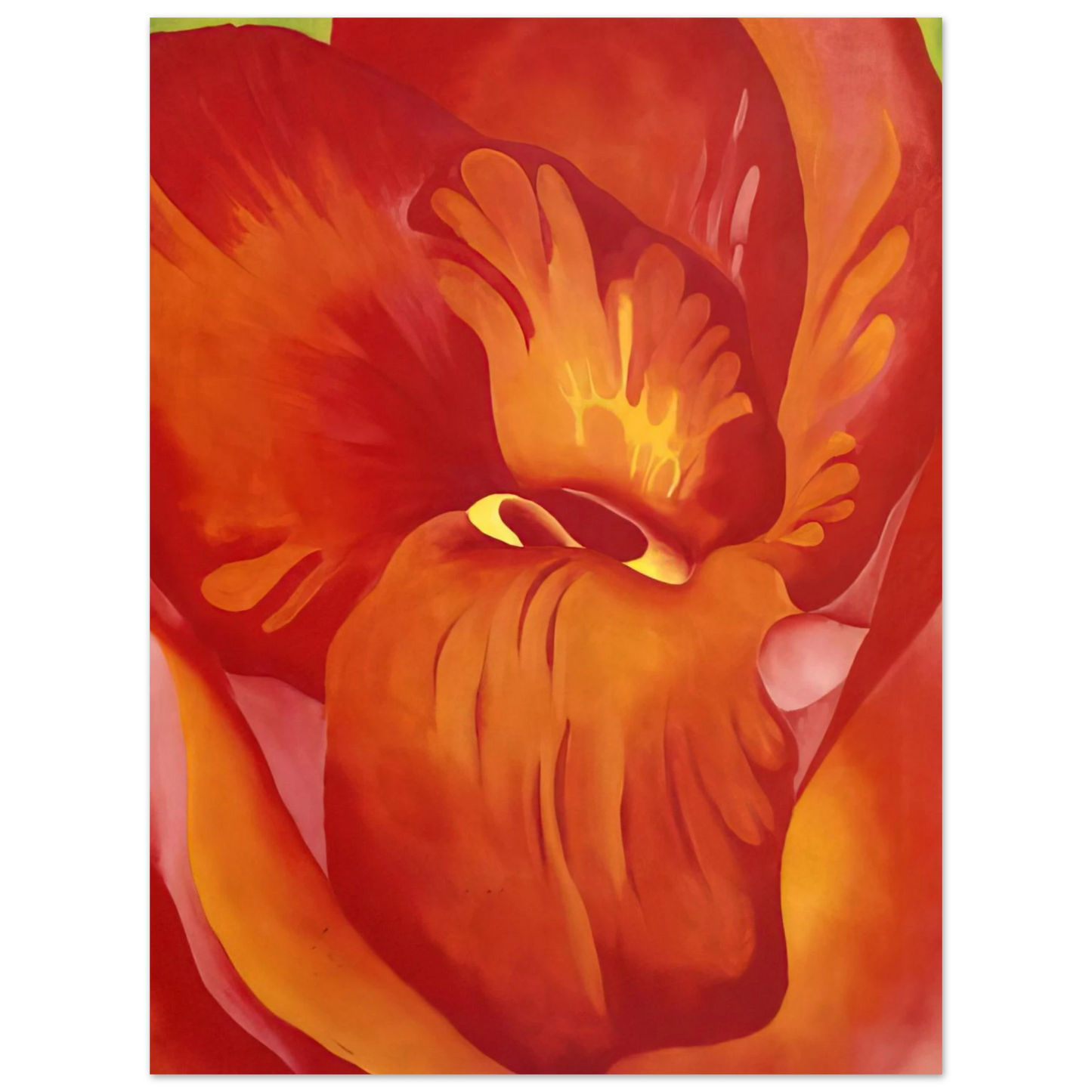 Georgia O'Keeffe - Canna Red and Orange Fine Art Poster