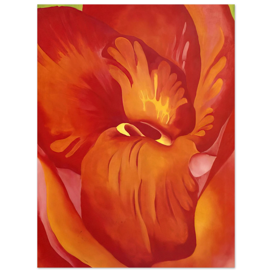 Georgia O'Keeffe - Canna Red and Orange Fine Art Poster