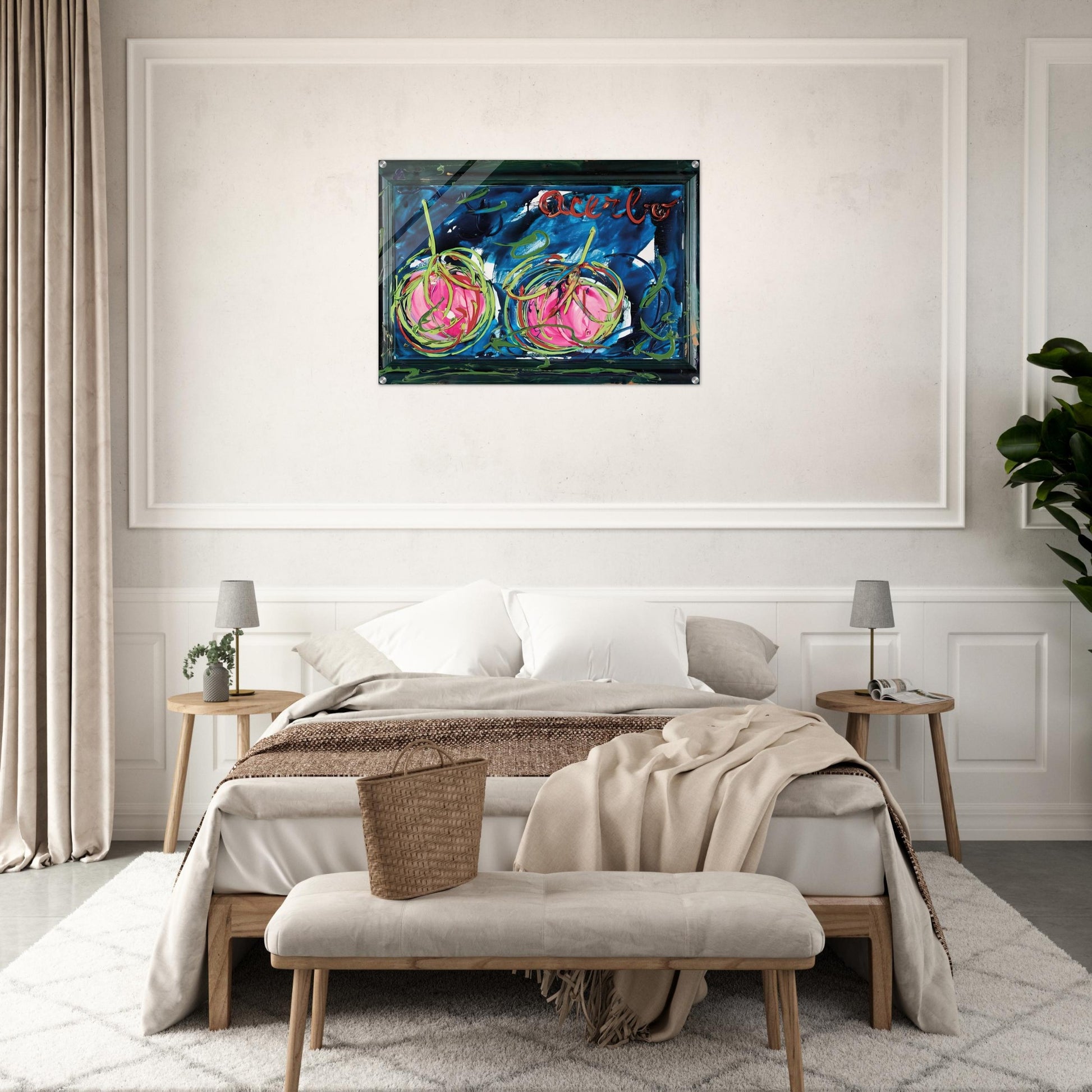 Acerbo - 1984 - Mario Schifano Acrylic Print - 70x100 cm / 28x40″ inches