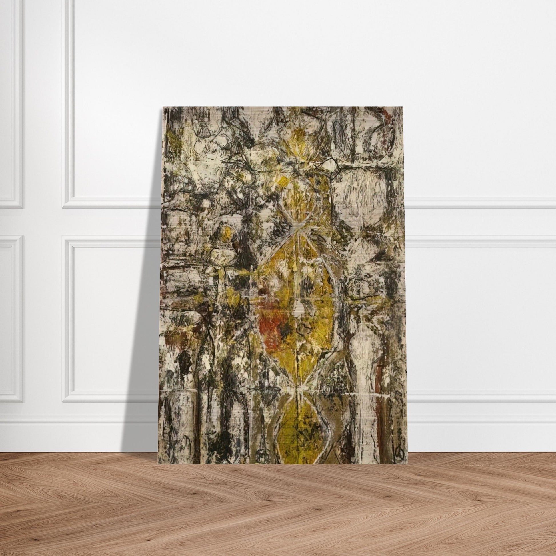 Cascella II - 1952 - Richard Pousette-Dart Brushed Aluminum Print - 70x100 cm / 28x40 inches | Richard Pousette-Dart Aluminum Print | Richard Pousette-Dart Prints
