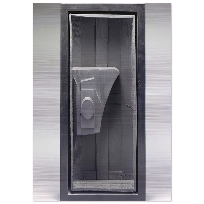 VOYAGE NO II - Louise Nevelson Brushed Aluminum Print - 70x100 cm / 28x40 inches | Louise Nevelson Aluminum Print | Louise Nevelson Prints