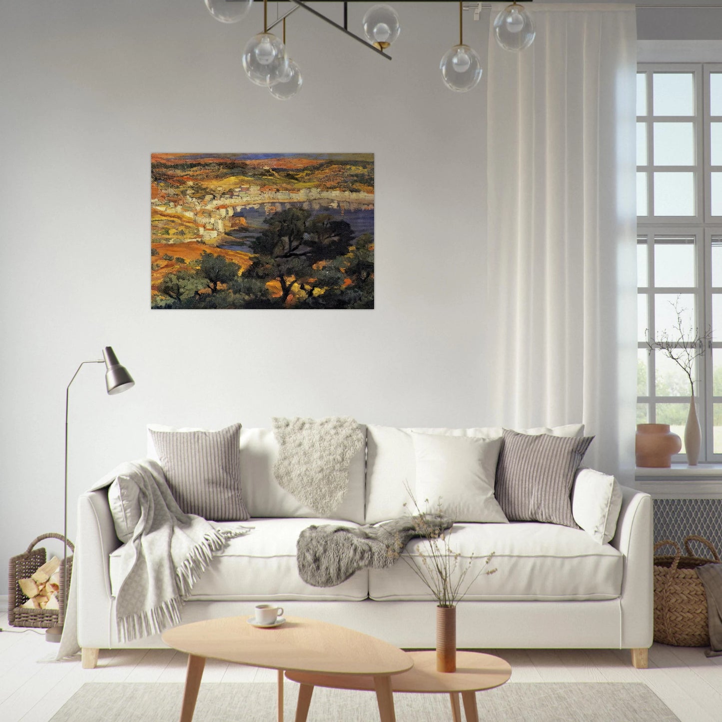 CADAQUES 3 - Salvador Dali Brushed Aluminum Print - 70x100 cm / 28x40 inches | Salvador Dali Aluminum Print | Salvador Dali Prints