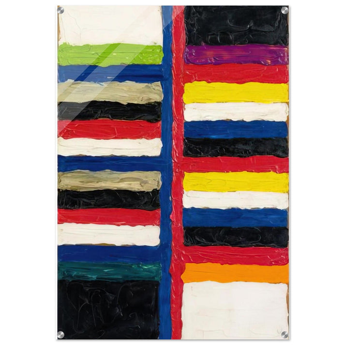 Untitled - 1960 - Alfred Jensen Acrylic Print - 70x100 cm / 28x40″ inches | Alfred Jensen Wall Art | Alfred Jensen Prints