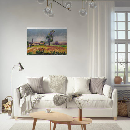 PAYSAGE DES ENVIRONS DE TOULOUSE LE PONT DES DEMOISELLES 1898 - Henri Matisse Brushed Aluminum Print - 70x100 cm / 28x40 inches | Henri Matisse Aluminum Print | Henri Matisse Prints