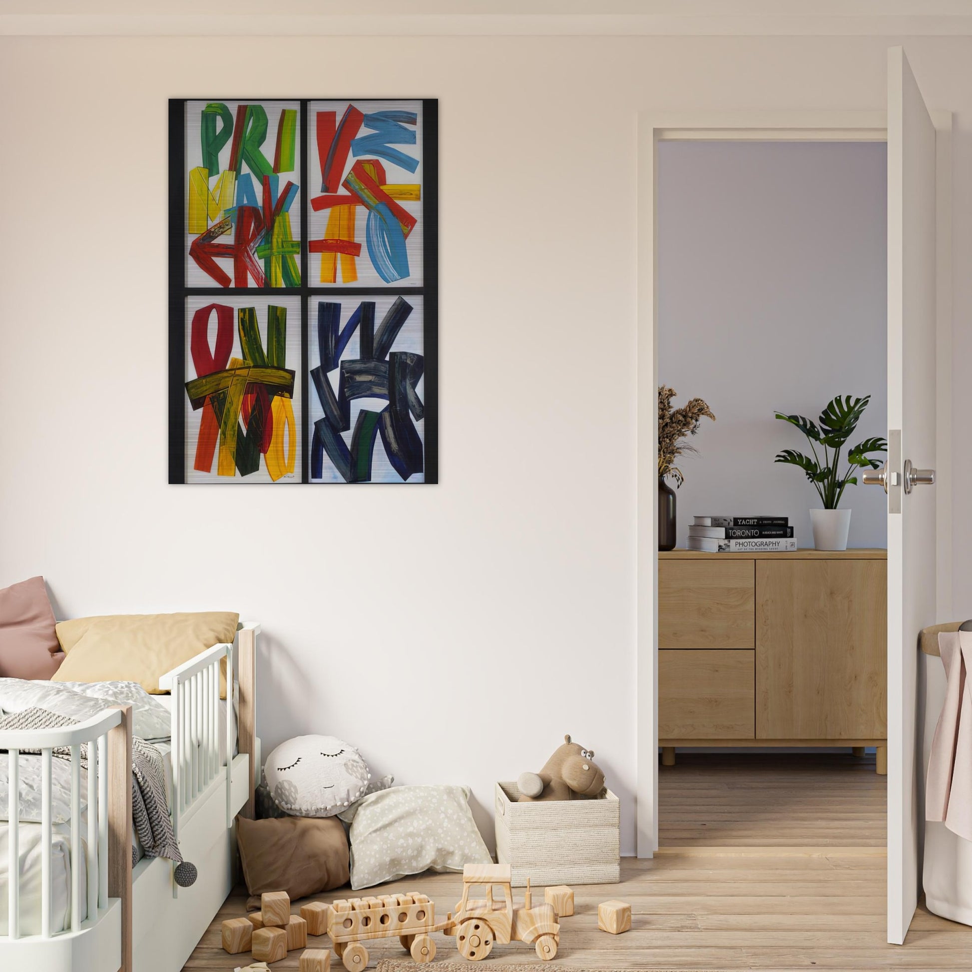 Four Seasons - 1989 - Joao Vieira Brushed Aluminum Print - 70x100 cm / 28x40 inches | Joao Vieira Aluminum Print | Joao Vieira Prints