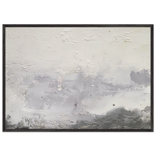 Barometer 1992- - Helen Frankenthaler 70x100 cm / 28x40 inches Framed Art Print – Black Wooden Frame