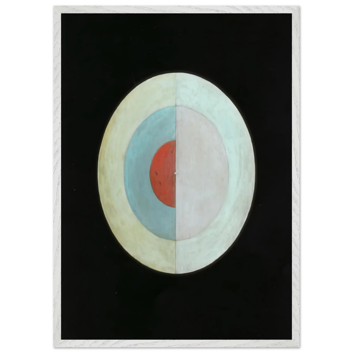 Hilma af Klint - THE SWAN NO 16 1915 Wall art - A3 (29.7 x 42  cm) - Premium Wooden Framed Poster With Fine Art Paper - Black frame