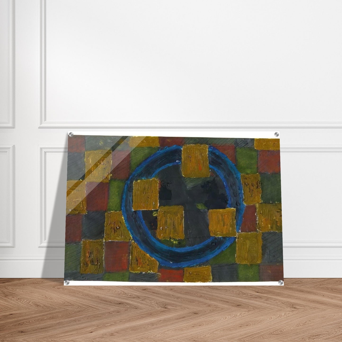 Kreise und Quadrate - 1963 - Johannes Itten Acrylic Print - 70x100 cm / 28x40″ inches