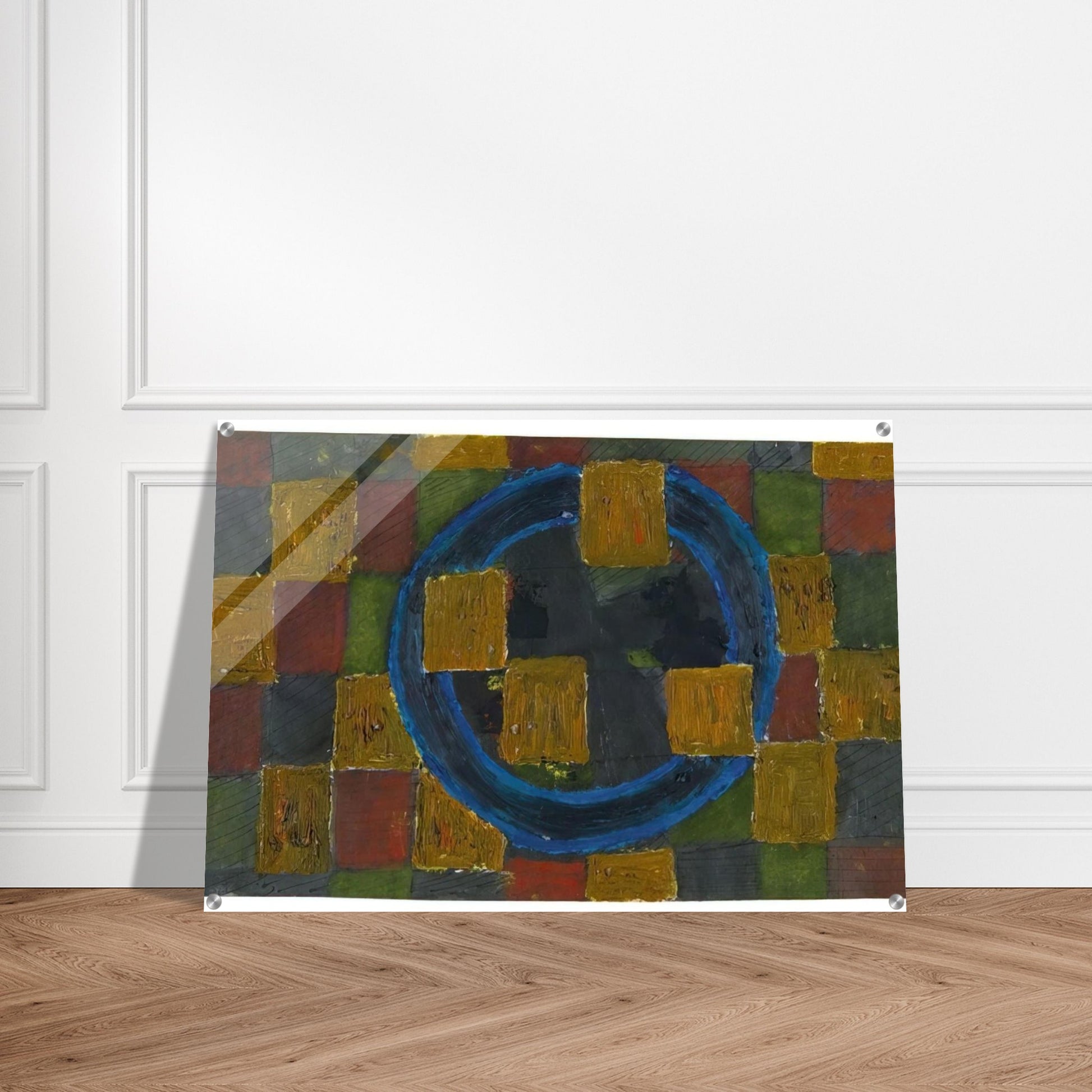 Kreise und Quadrate - 1963 - Johannes Itten Acrylic Print - 70x100 cm / 28x40″ inches