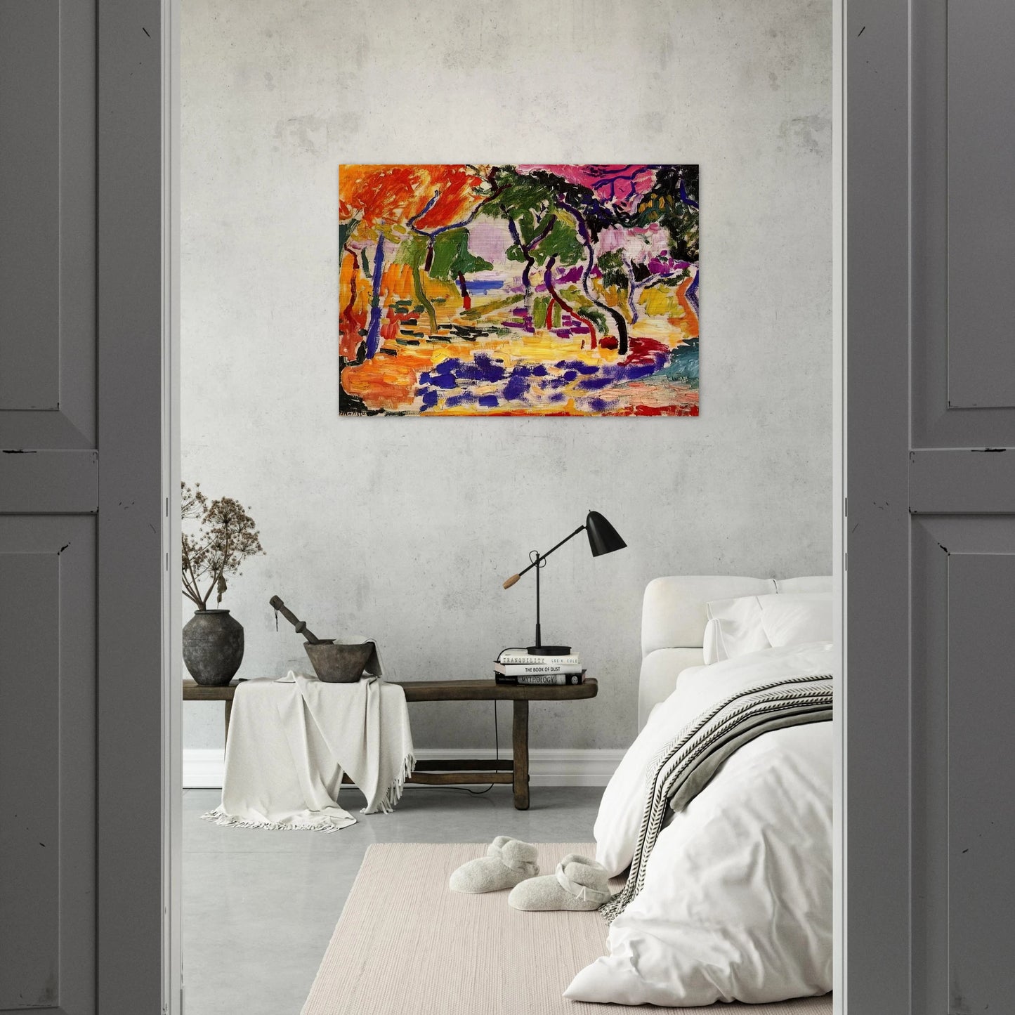 COUNTRYSIDE AT COLLIOURE 1905 - Henri Matisse Brushed Aluminum Print - 70x100 cm / 28x40 inches | Henri Matisse Aluminum Print | Henri Matisse Prints