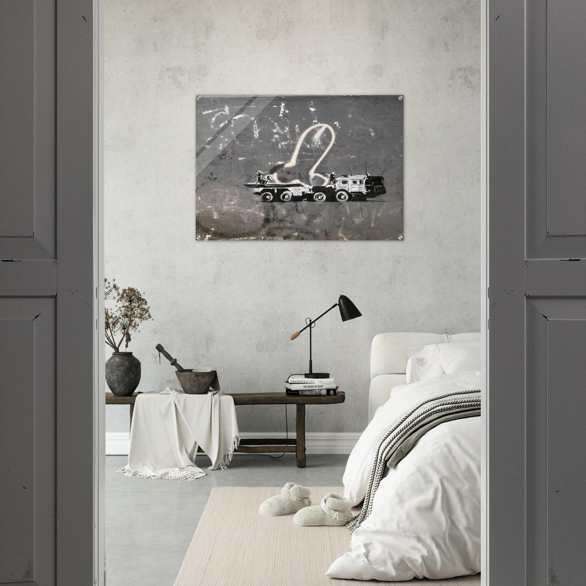 KYIV VELYKA ZHYTOMYRSKA 13 2022 - Banksy Acrylic Print - 70x100 cm / 28x40″ inches | Banksy Wall Art | Banksy Prints