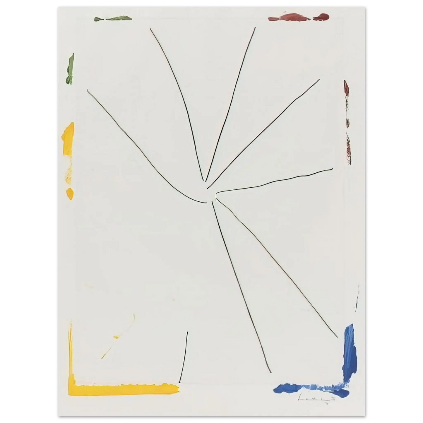 Helen Frankenthaler - Free Wheeling - 1971 Wall art - 21x29.7 cm / 8x12" - Fine Art Poster - -
